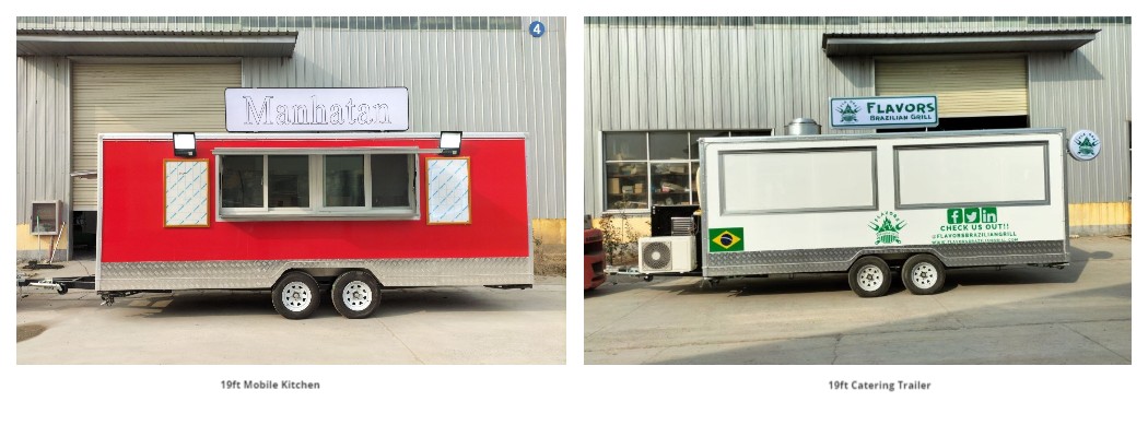 19ft mobile catering trailers